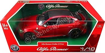 Amazon.com: Burago 1/18 ALFA Romeo Giulia GTAM : Arts, Crafts & Sewing